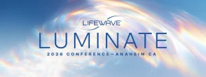LifeWave Luminate 2026 Conference in Anaheim, CA — event promotional banner